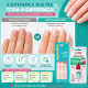 Kit Kiss New York: Unhas Postiças Quadrado Curto Courage e Cola De Unhas 3g (3)