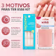 Kit Kiss New York: Unhas Postiças Quadrado Longo No Limit e Abas Adesivas De Unhas (4)