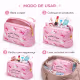 Necessaire Impermeável Klass Vough Hello Kitty Rosa Ref.Kchk-20 (7)