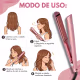 Kit Taiff Gloss Rose: Escova Secadora e Chapa Bivolt + Mimo Sacola (9)