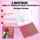 Paleta De Blush, Iluminador E Bronzer Fenzza Disney Princesa A Whole New Glow Dis128 (9)