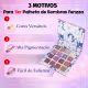 Paleta De Sombras Fenzza Disney Princesa Cinderela, Raunzel e Tiana Dis130 (14)
