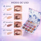 Paleta De Sombras Fenzza Disney Princesa Cinderela, Raunzel e Tiana Dis130 (15)