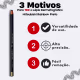 Kit Mitsubishi Rainbow: 3 Lápis Dermatográfico Preto 7610-24 (6)
