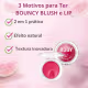 Blush e Lip Bouncy Ruby Kisses Melon Pop! Pink Mbb04bb (5)