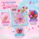 Kit De Maquiagem Infantil Fenzza Disney Minnie Mouse: Paleta de Brilho, Batom e Presilhas Dis044 (4)