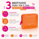 Necessaire Ricca Laranja Neon Pequena Cód.3601 (6)