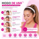 Faixa Elástica Para Cabelo Ricca Gym Antideslizante White Cód.1046 (6)