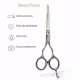 Tesoura Profissional Mega Precision Style Fio Navalha 5 P822-5 (2)