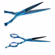 Tesoura Profissional Mega Kasho Blue Titanium Fio Navalha 6 K5360-6 (5)