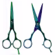 Tesoura Profissional Mega Kasho Green Titanium Fio Navalha 5 K5370-5 (1)