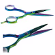 Tesoura Profissional Mega Kasho Green Titanium Fio Navalha 5 K5370-5 (5)