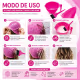 Kit Santa Clara Reflexo Luxo Pink: Touca Para Reflexo, Tigela e Pincel (5)