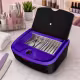 Estufa Esterelix Color Mega Bell 250 Preta e Lilás Bivolt (3)