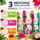 Kit Francis Refil Sabonete Líquido Brasilidades: Manga Rosa, Capim Limão e Água De Coco 200ml (4)