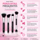 Kit Pincéis Macrilan Ultra Essencial: Base, Pó, Blush e Contorno e Iluminador (7)