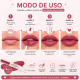 Batom Líquido Jasmyne Ultra Coat 2 Em 1 Ref.: J0160 Vermelho Marcante (7)
