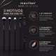 Kit de Pincéis Macrilan Noir Collection: N07, N09, N10, N11 e N12 (6)