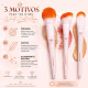 Kit Pincel Mari Maria: Pincel Para Pó 03, Pincel Para Blush 04 e Pincel para Base 05 (4)