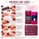 Kit Belliz: Unhas Postiças Quadrado Curto Marrom Jazz e Cola De Unhas Ricca 5g (5)