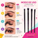 Kit Pincéis Macrilan Trend: Sombra, Esfumar, Delinear e Côncavo (6)
