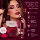 Kit Jasmyne Safra 09: Paleta De Sombras, Blush Vermelho, Máscara E Gloss Coral (2)