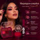 Kit Jasmyne Safra 09: Paleta De Sombras, Blush Vermelho, E Máscara (2)