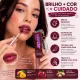 Glossy Balm Ruby Rose Wonder Iris Burgundy Brown Com Chaveiro Hb-l6413-3 (10)