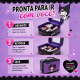 Maleta Mini Para Maquiagem Kuromi By Klass Vough Com Espelho Km03 (8)