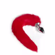 Plug Anal Rabo de Raposa 40 cm Vermelho (2)