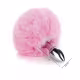 Plug Anal Pompom Lilás com Tiara Orelhas de Gato + Grampos p/ seios em Metal e Laço Gargantilha (3)