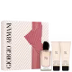 Conjunto Giorgio Armani Sì - Eau de Parfum 100ml + Gel de Banho 75ml + Loção Corporal 75ml