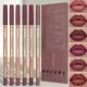 KIT Lápis Delineador Labial Fosco com 6 peças de longa duração Nude (1)