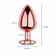 Sexy Import Rosé Formato de Coração Tamanho G - Plug Anal em Metal (2)