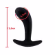 Plug Anal e Estimulador de Próstata em Silicone 12,5x3,5 Cm (1)