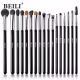 Conjunto de Pincéis Maquiagem Preto BEILI, 10-19 Pcs Natural NE17