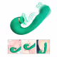 Vibrador de Ponto G e Clitóris Air Pulse 2 com Dedilhar Tapping no Meio - Verde (2)