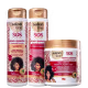 Kit Salon Line S.O.S Cachos Rícino e Queratina Trio (3 Produtos) (1)