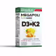 Suplemento Alimentar Megapoli Vitamina D3+K2 Sabor Laranja Bionatus 30 Comprimidos Mastigáveis (1)