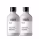 Kit L'Oréal Professionnel Silver Shampoo Extra (2 unidades) (1)