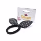 Elástico Cabelo Lacinho Preto Branco Pacote 12x4 Unidades - Terumy Acessórios (2)