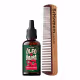 Kit 1x Óleo Para Barba Guaraná e Pente Duplo Don Alcides (1)