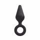 Sexy Import Silicone com Alça Preto - Plug Anal (2)