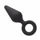 Sexy Import Silicone com Alça Preto - Plug Anal (1)