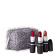 Kit M·A·C Frosted Firework Fireworked Like a Charm Lipstick Red (4 Produtos) (1)