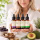 Kit de óleos vegetais – Açai, Castanha do Pará, Abacate e Alecrim – 20 ml cada (2)