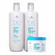 Kit Schwarzkopf Bc Moisture Kick - Shampoo 1L + Condicionador 1L + Máscara 500ml