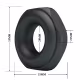 Anel Peniano de Silicone Jarvius Crazy Bull 2,2 X 5,5cm (1)