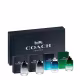 Conjunto Coach Men's Miniatures (4 Produtos)