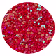 Glitter Flocado Confete Laranja 3g